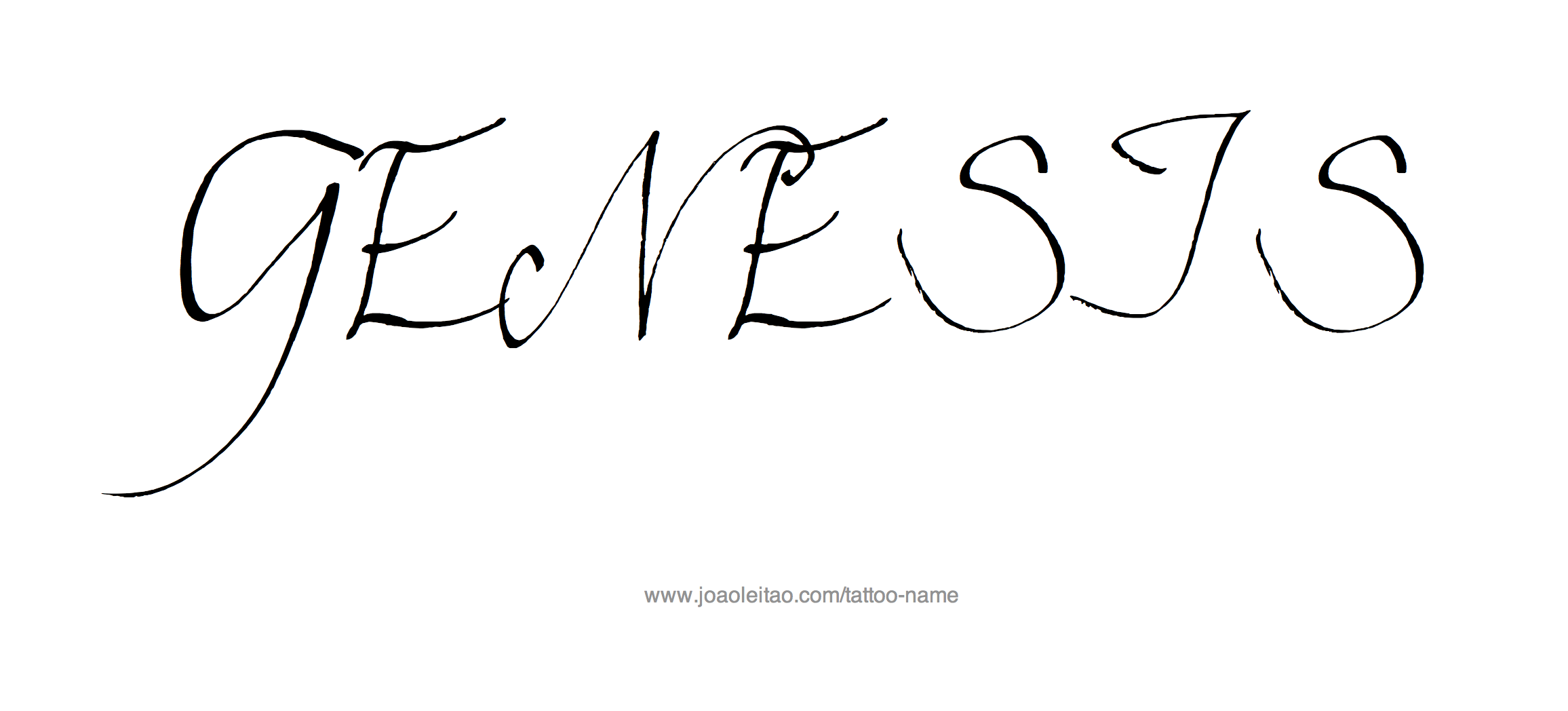 Tattoo Design Name Genesis 