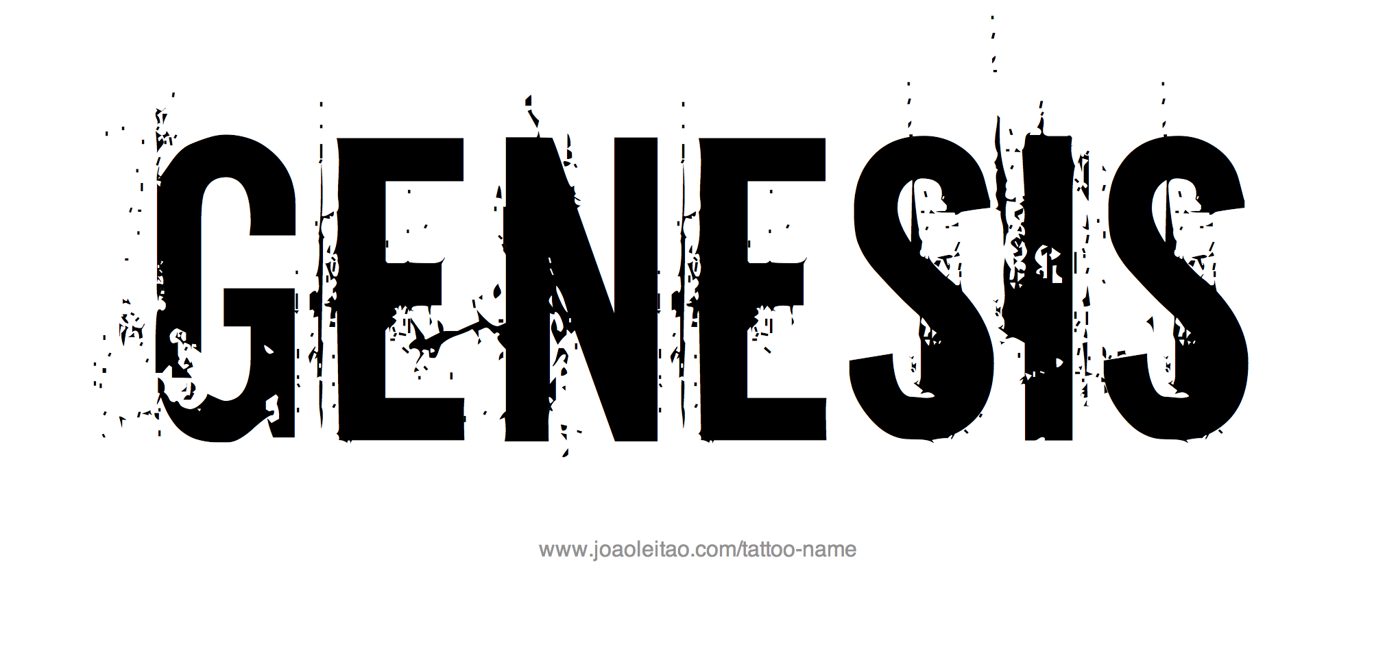 Tattoo Design Name Genesis 