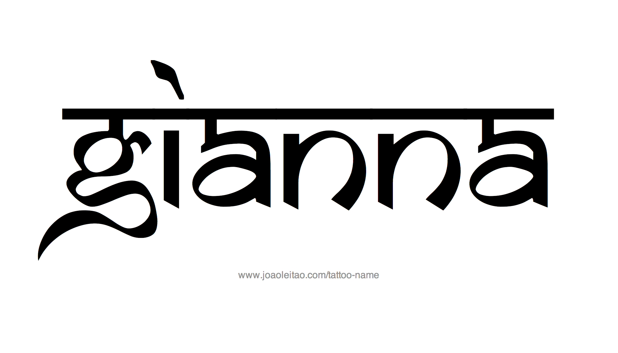 Tattoo Design Name Gianna 