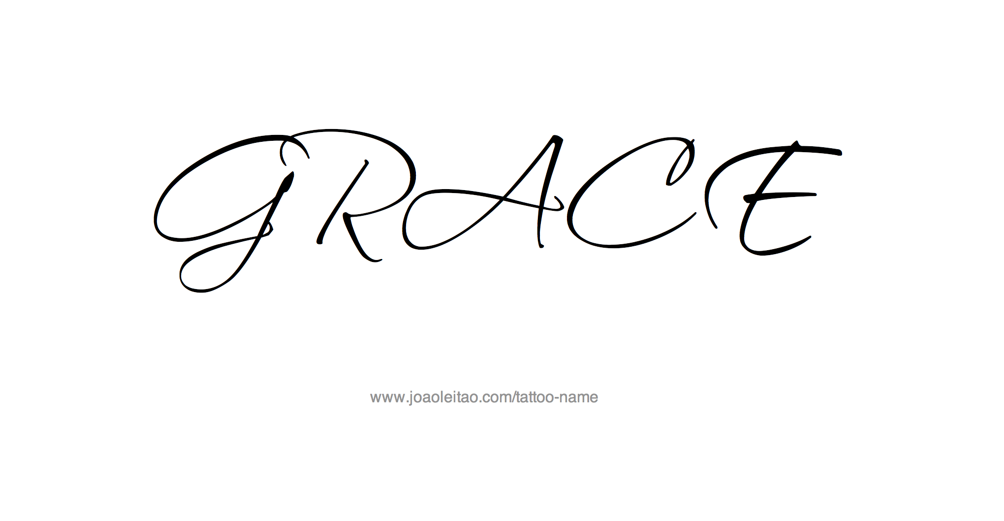 Tattoo Design Name Grace 