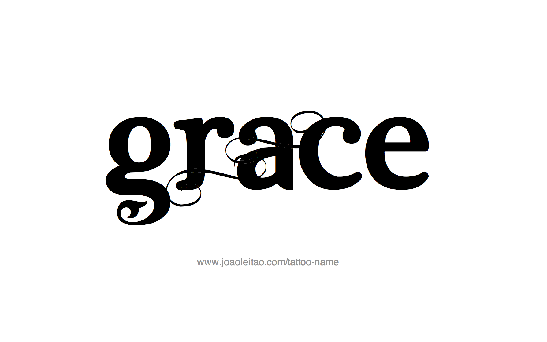 Tattoo Design Name Grace 