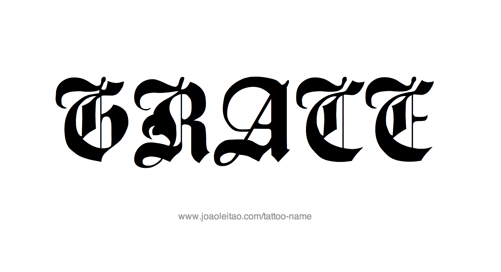 Tattoo Design Name Grace 