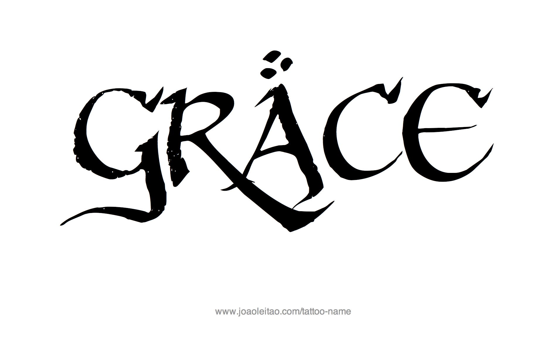 Tattoo Design Name Grace 