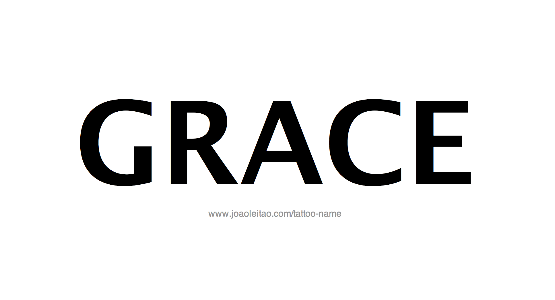 Tattoo Design Name Grace 