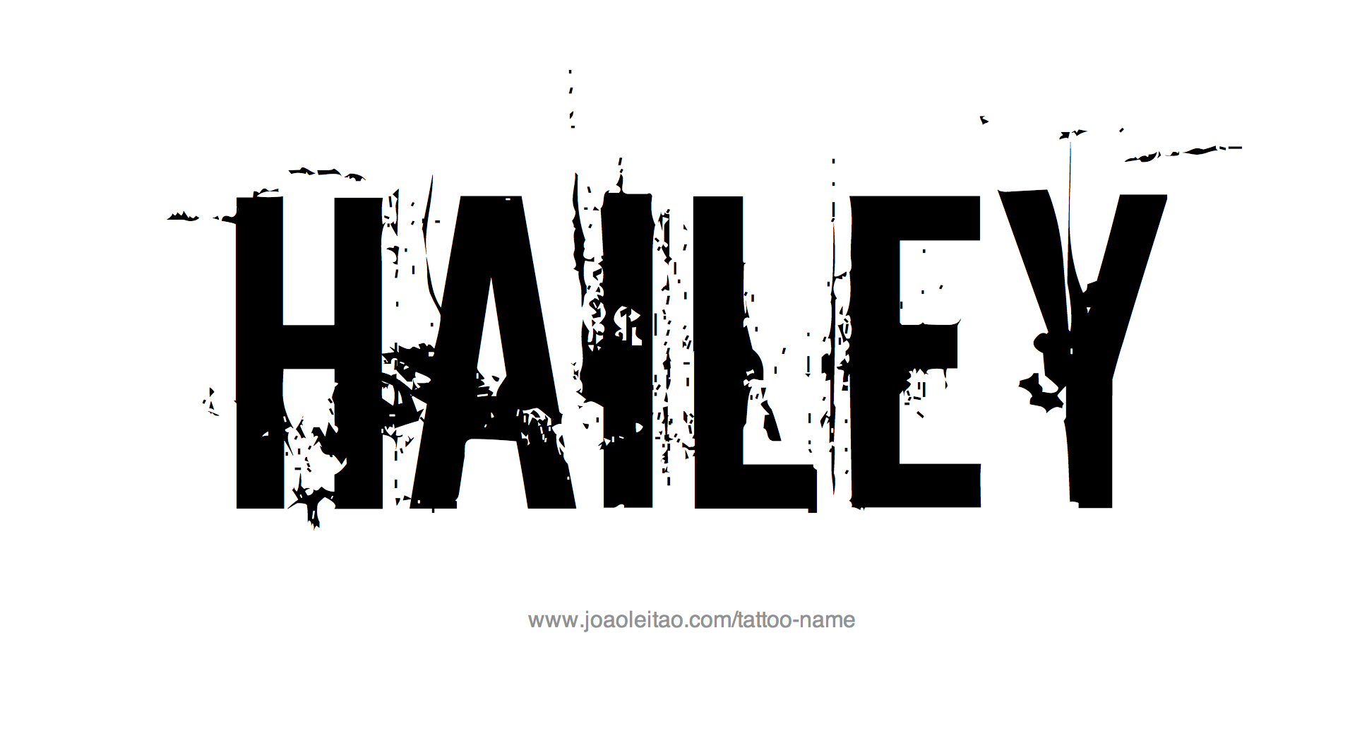 Tattoo Design Name Hailey 