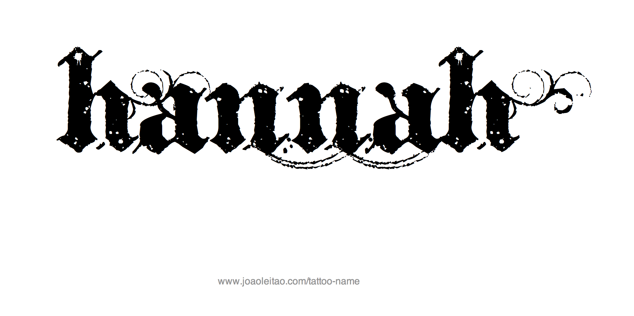 Tattoo Design Name Hannah 