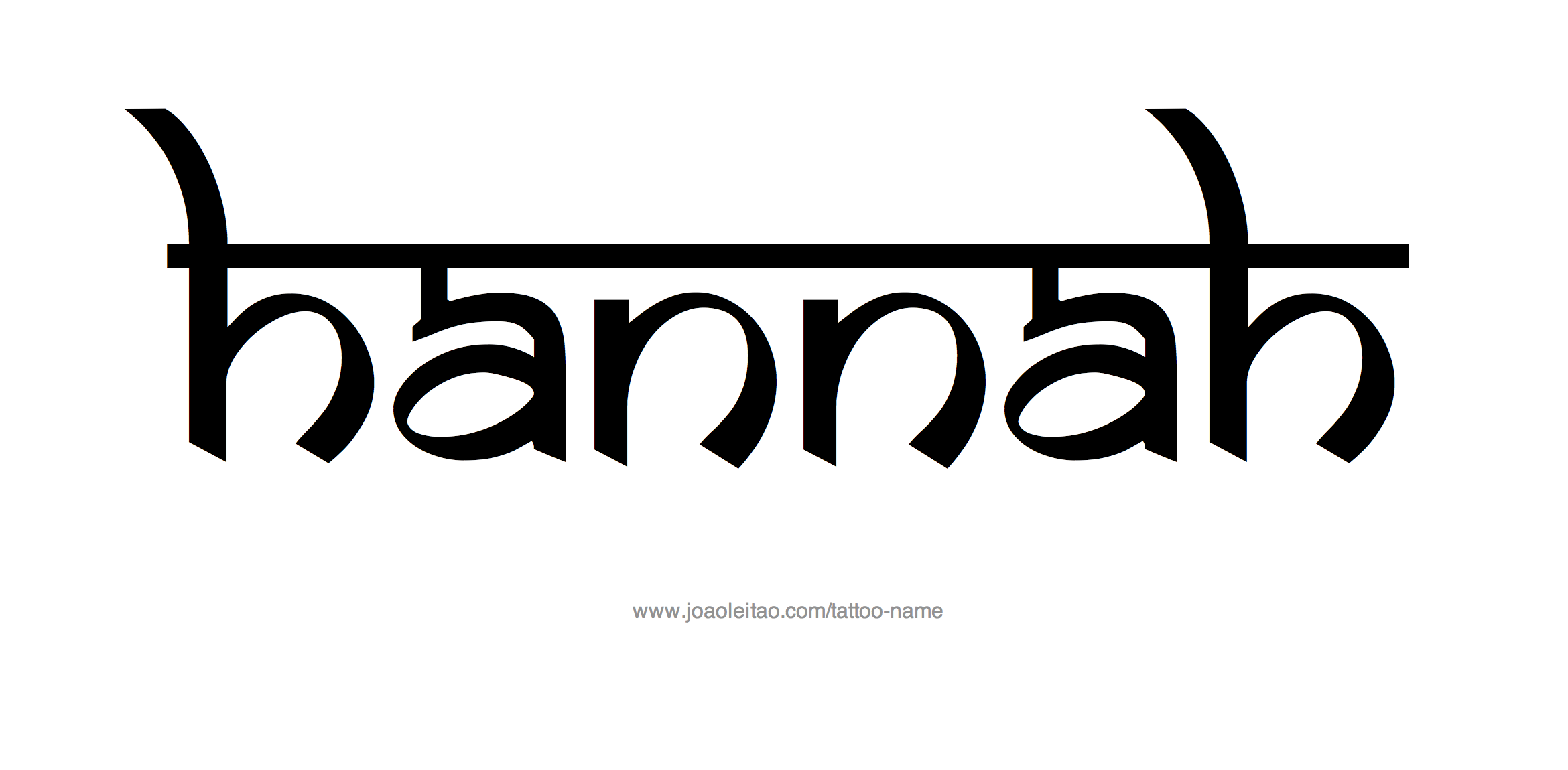 Tattoo Design Name Hannah 