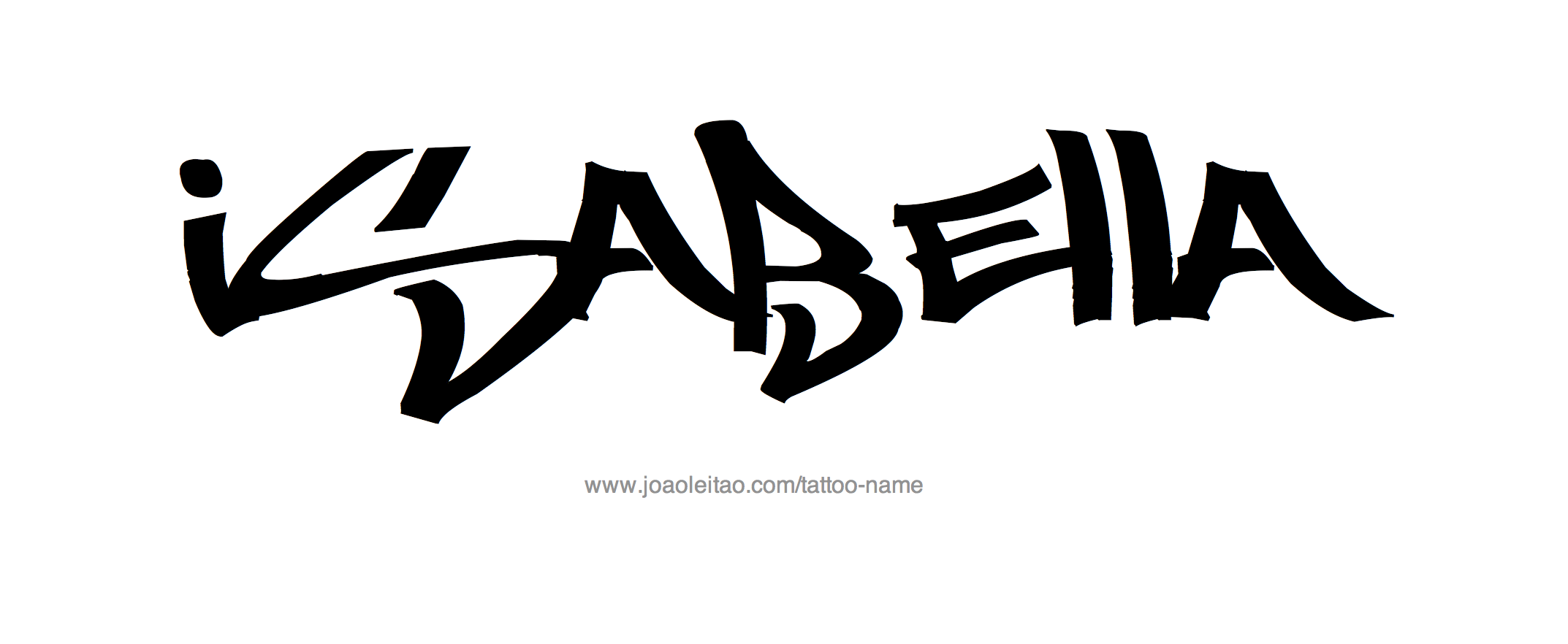 Tattoo Design Name Isabella 