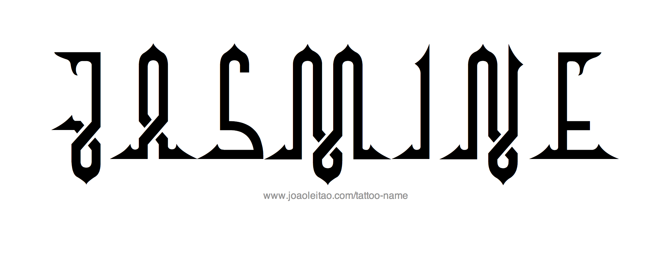 Tattoo Design Name Jasmine 