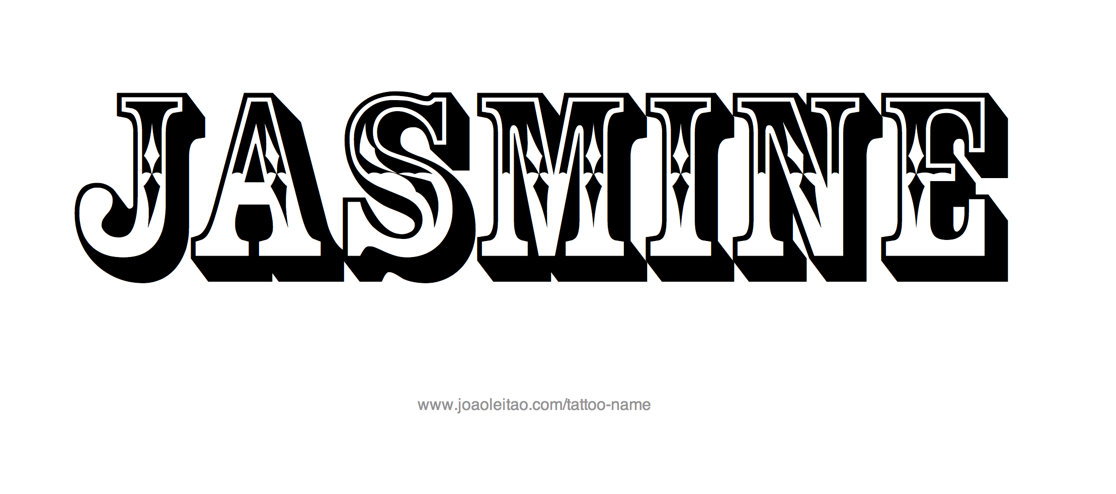 Tattoo Design Name Jasmine 