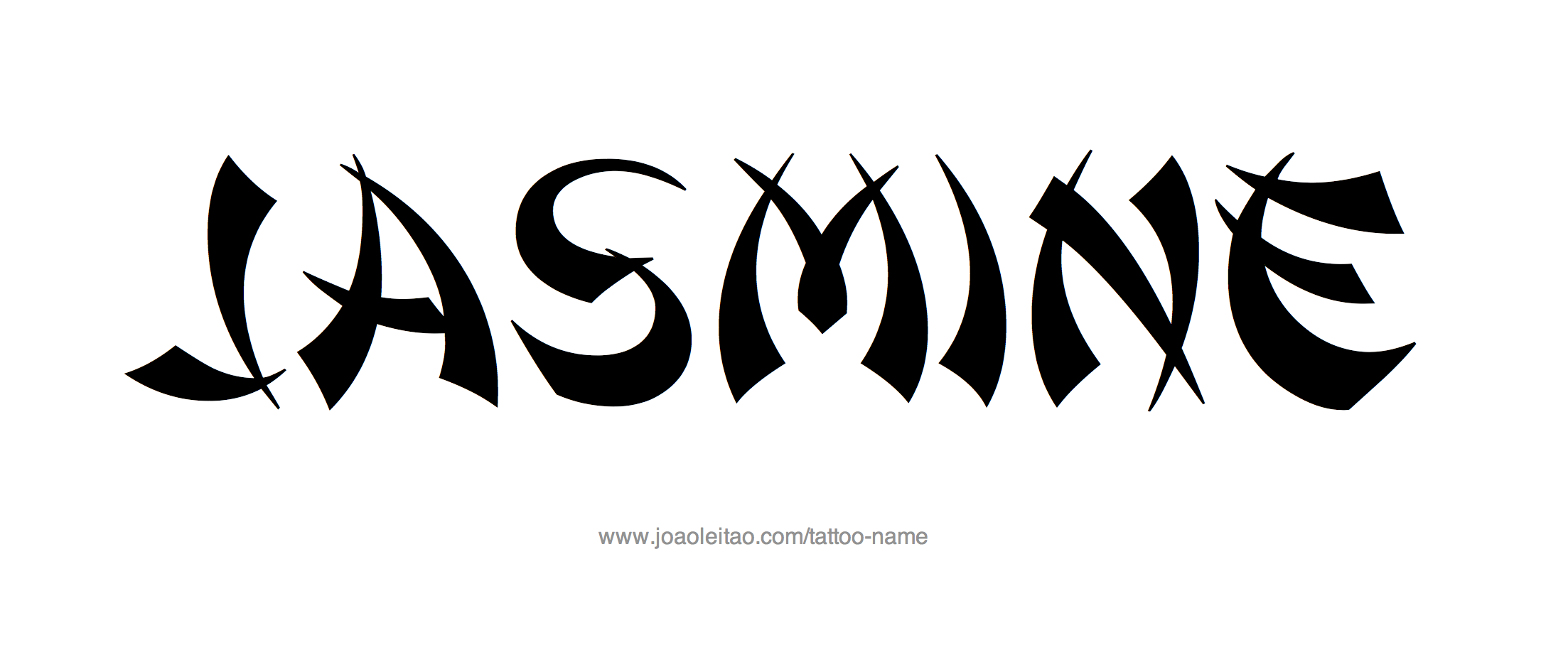 Tattoo Design Name Jasmine 