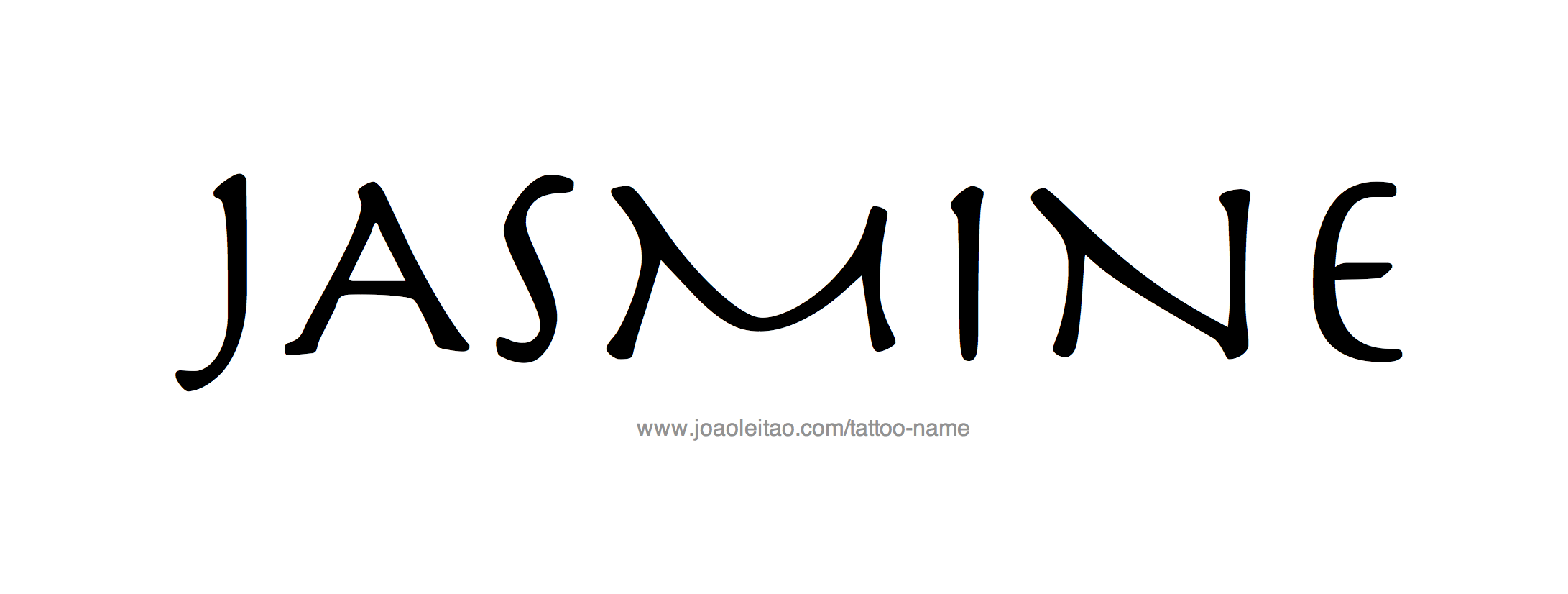 Tattoo Design Name Jasmine 