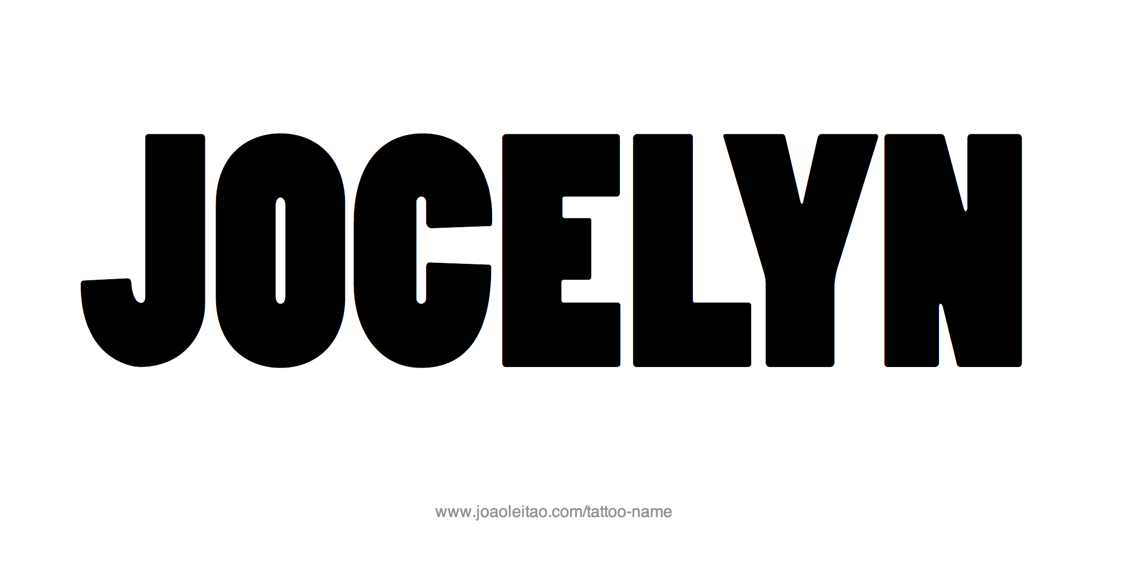 Tattoo Design Name Jocelyn 