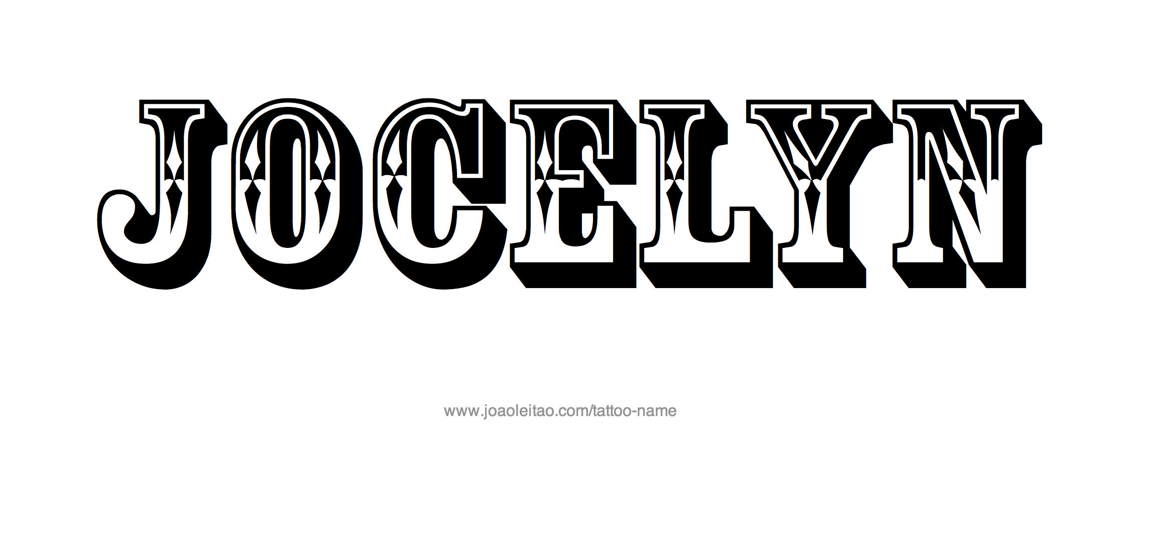 Tattoo Design Name Jocelyn 