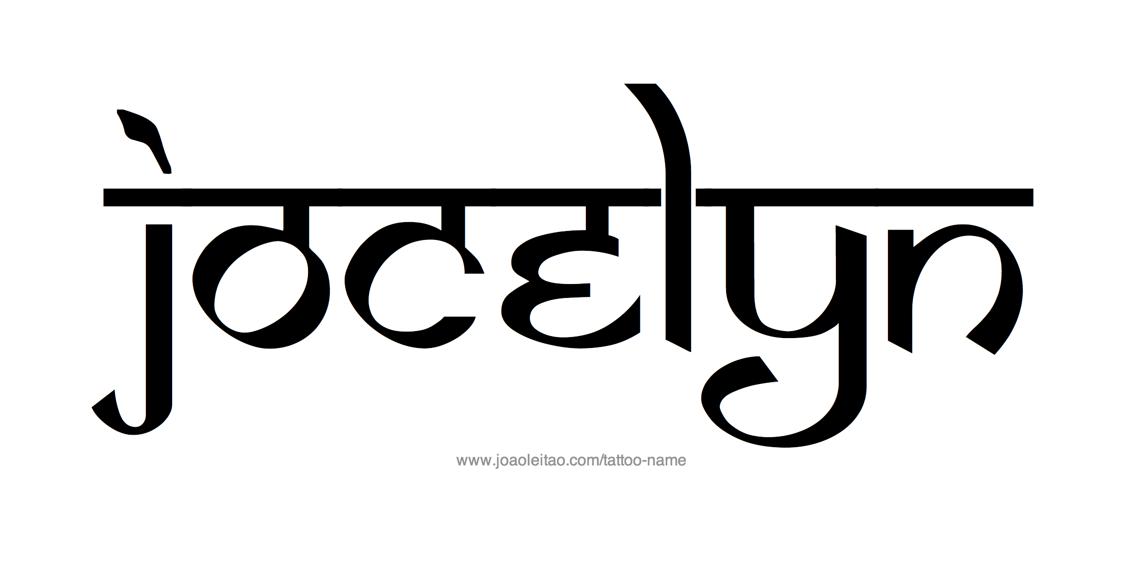 Tattoo Design Name Jocelyn 