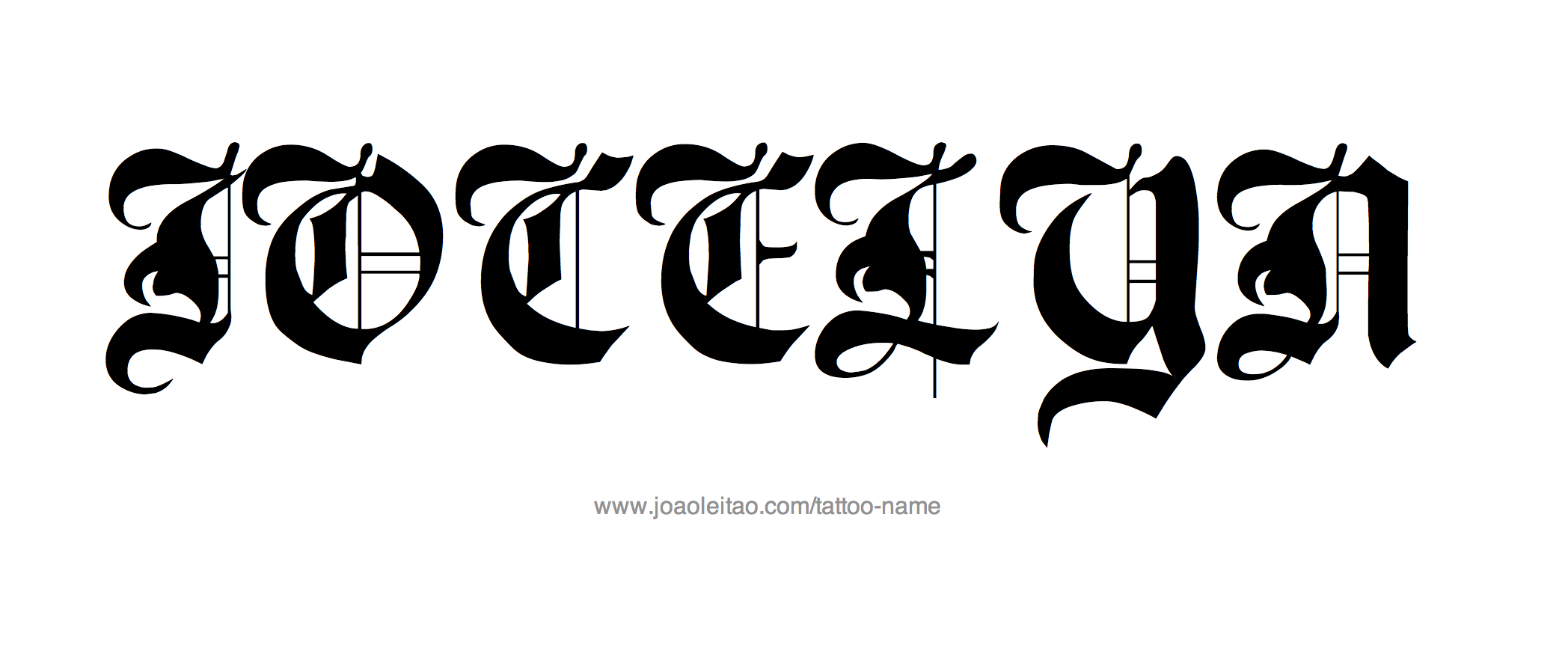 Tattoo Design Name Jocelyn 