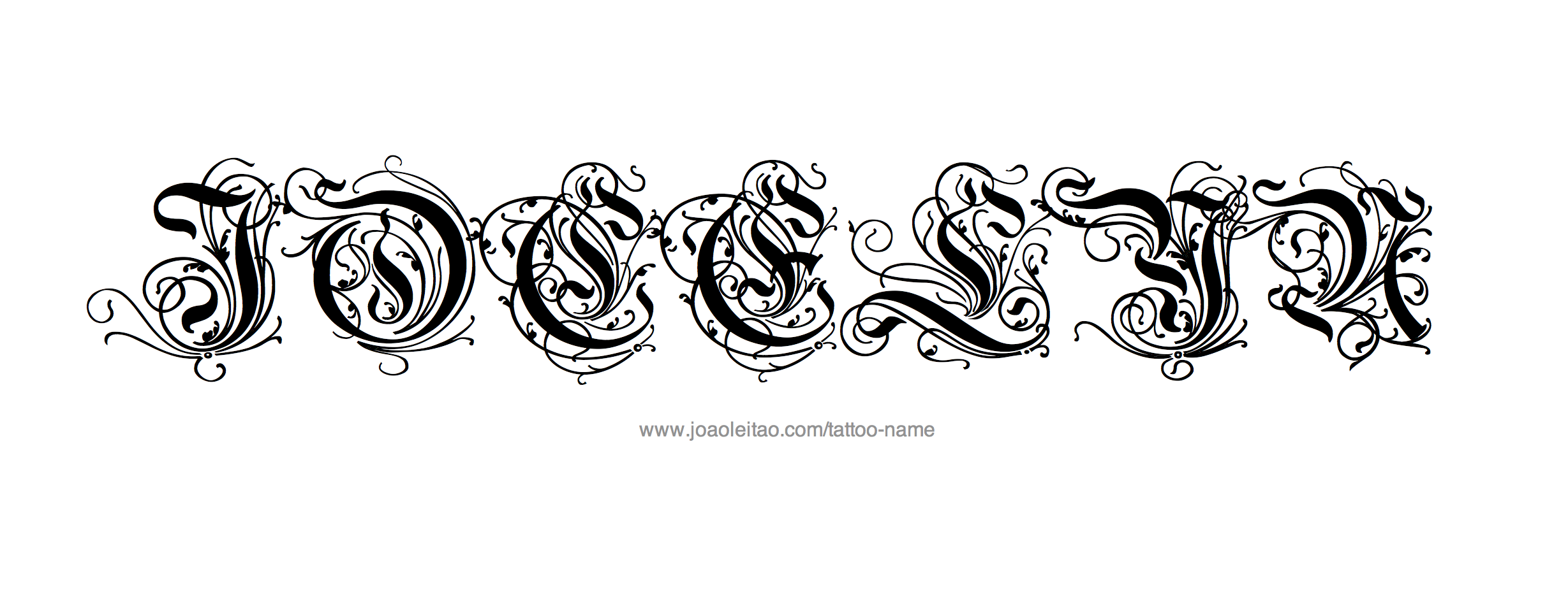 Tattoo Design Name Jocelyn 