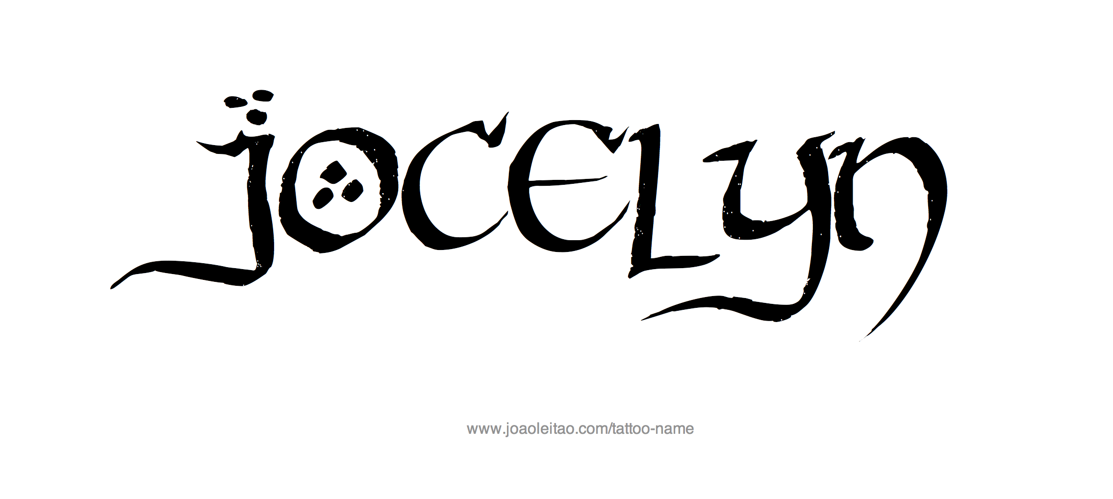 Tattoo Design Name Jocelyn 