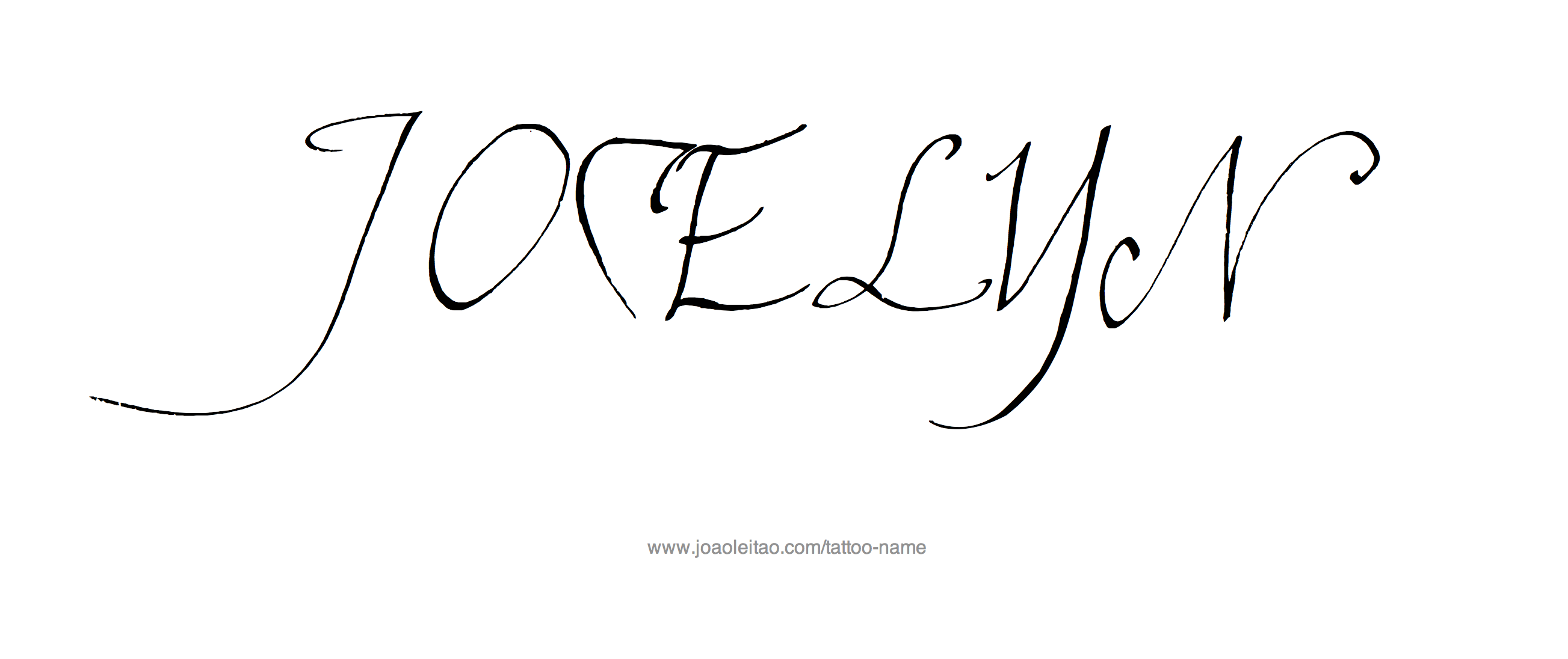 Tattoo Design Name Jocelyn 