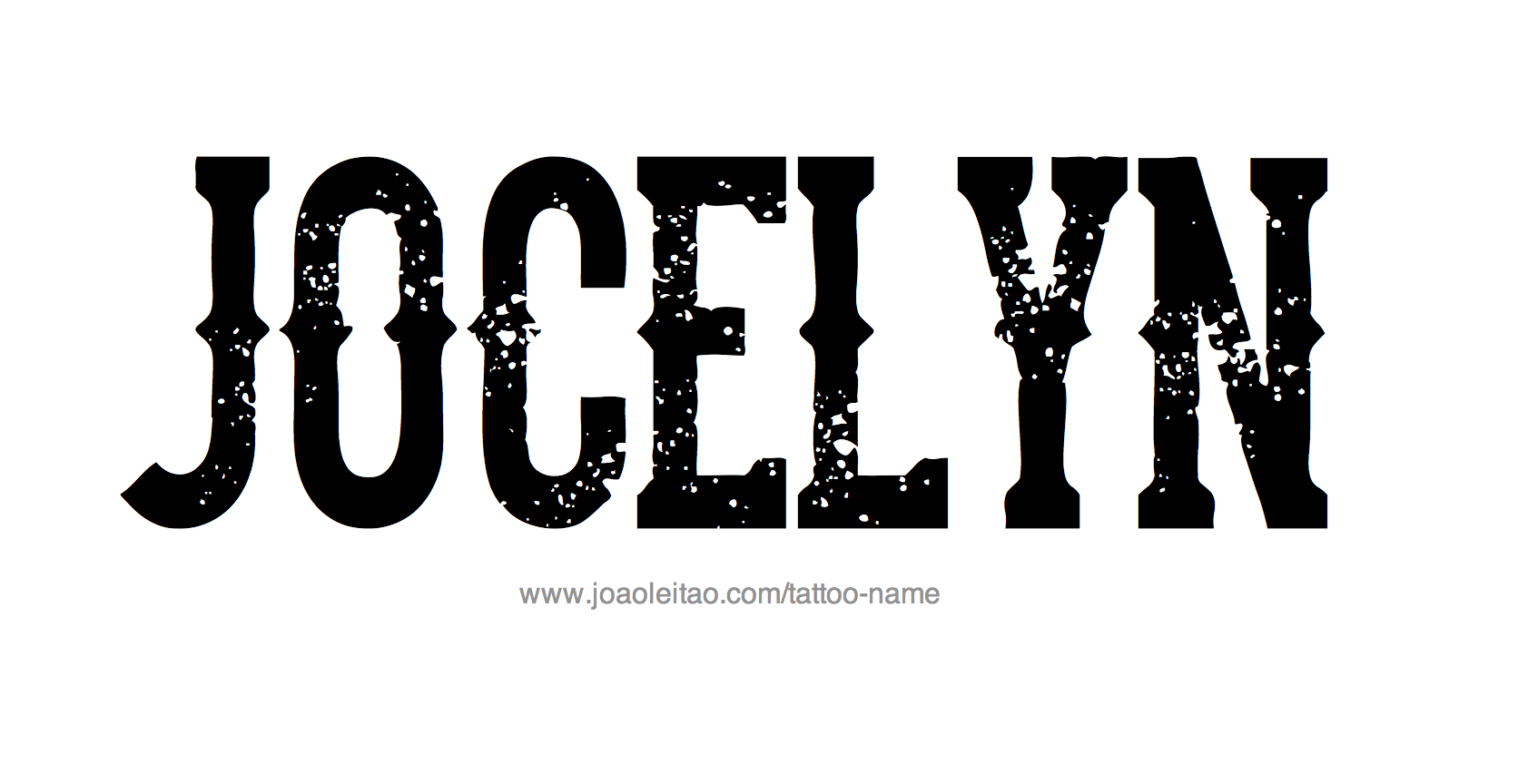 Tattoo Design Name Jocelyn 
