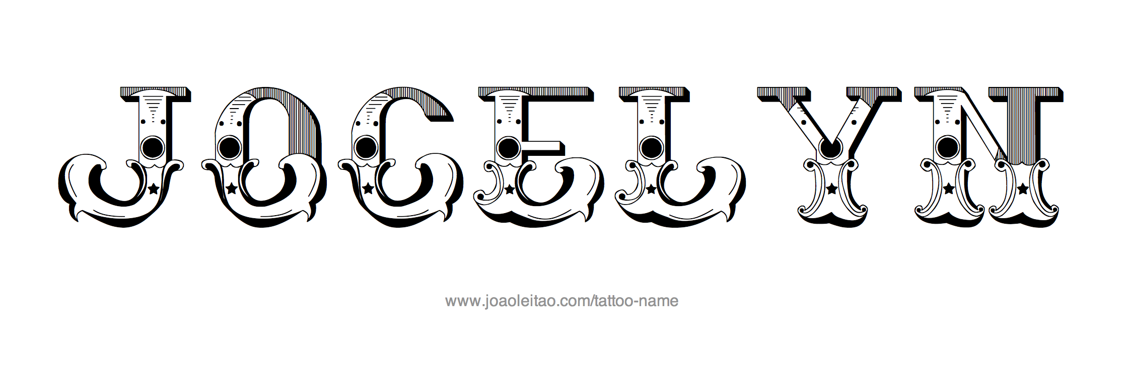 Tattoo Design Name Jocelyn 