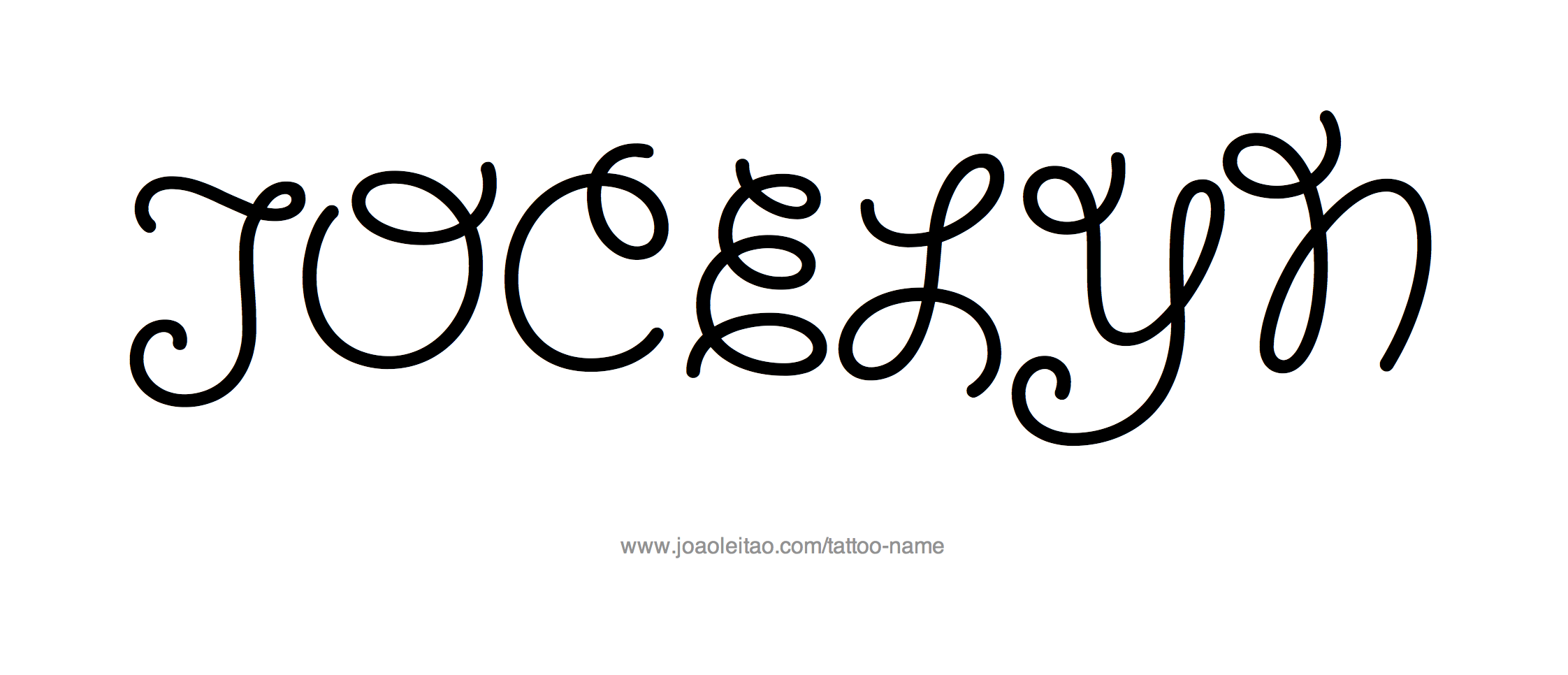 Tattoo Design Name Jocelyn 