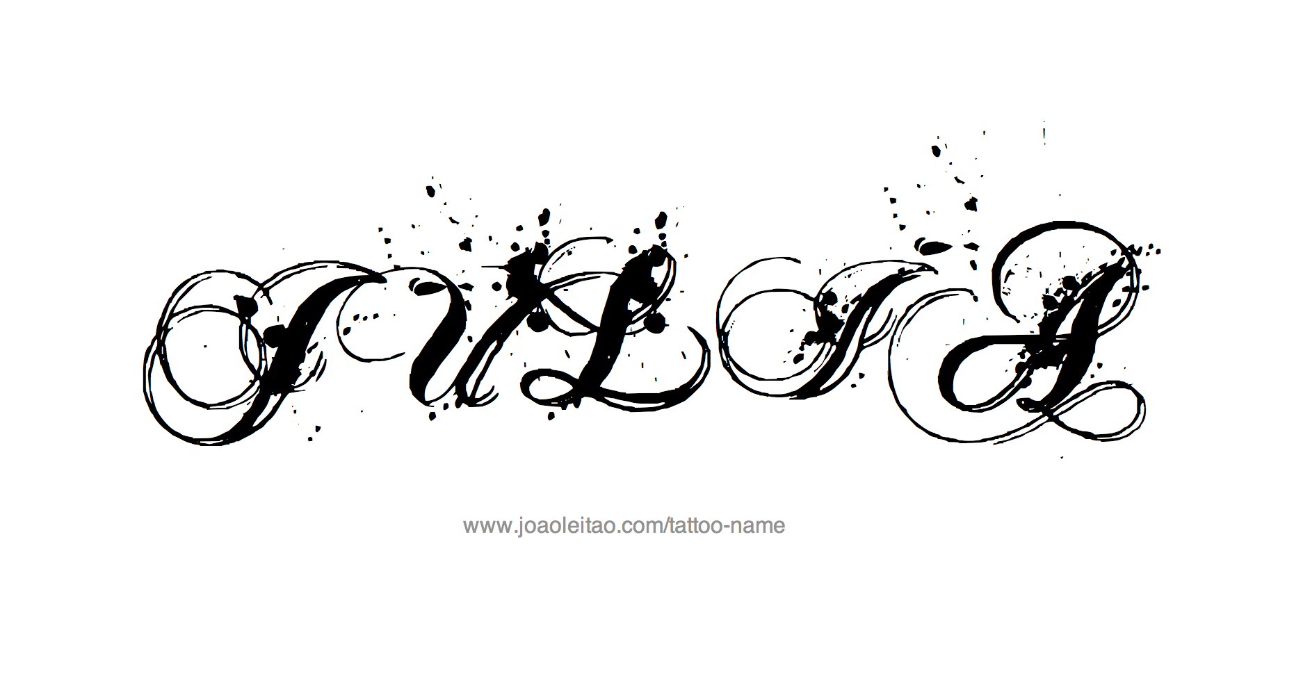 Tattoo Design Name Julia 