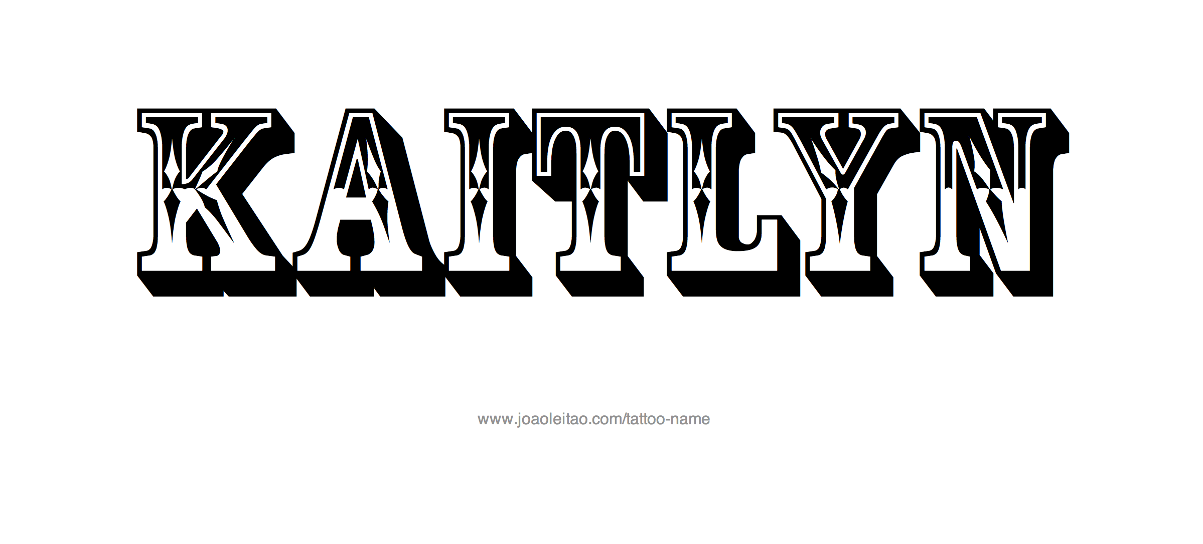 Tattoo Design Name Kaitlyn 