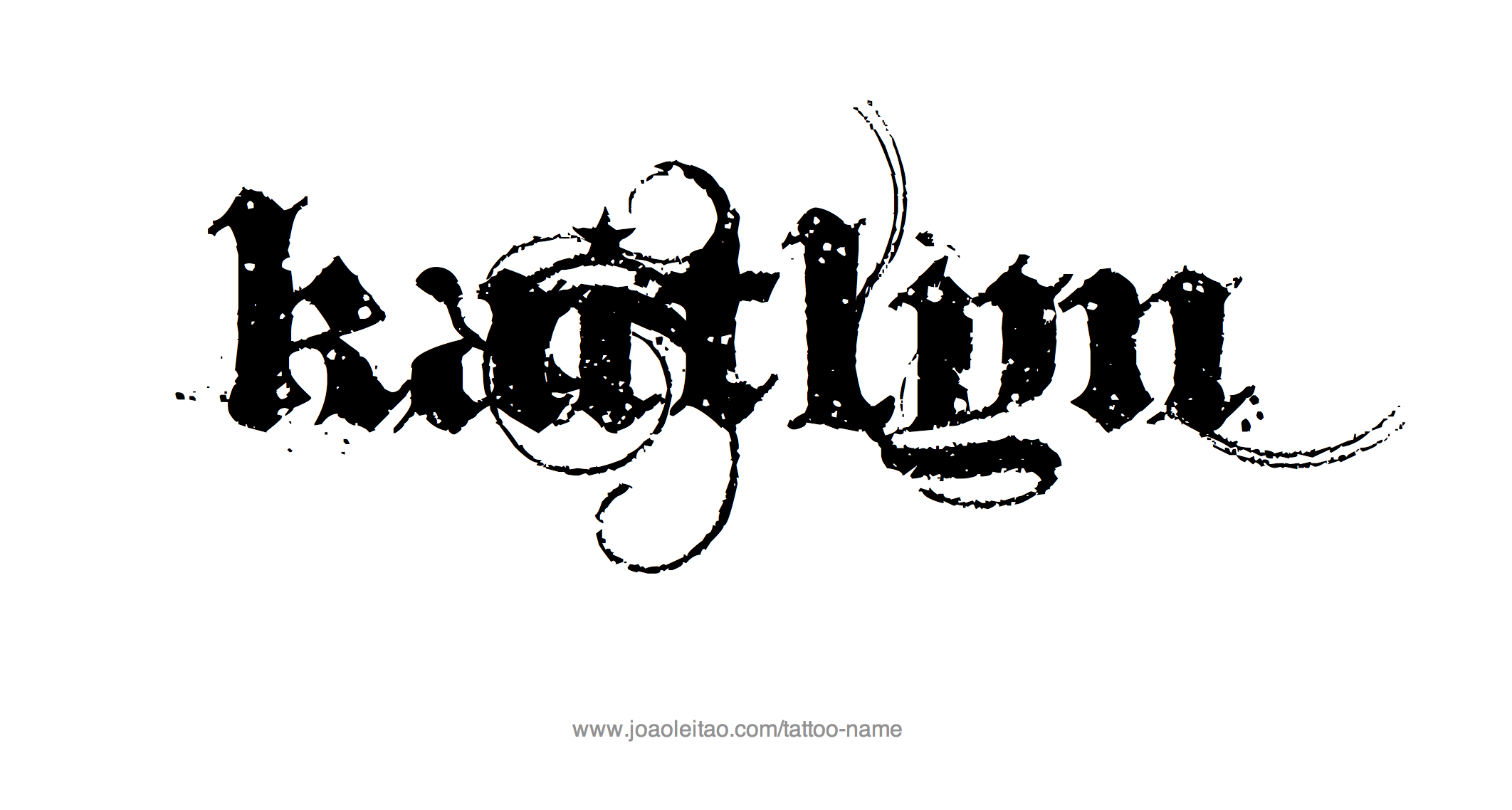 Tattoo Design Name Kaitlyn 