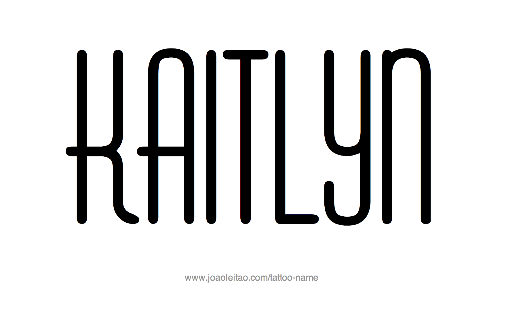 Tattoo Design Name Kaitlyn 