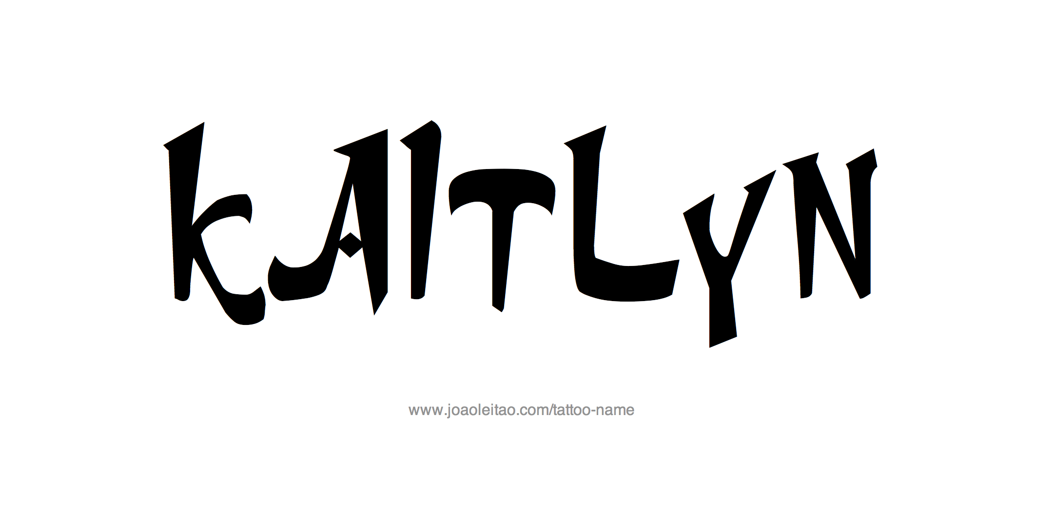 Tattoo Design Name Kaitlyn 