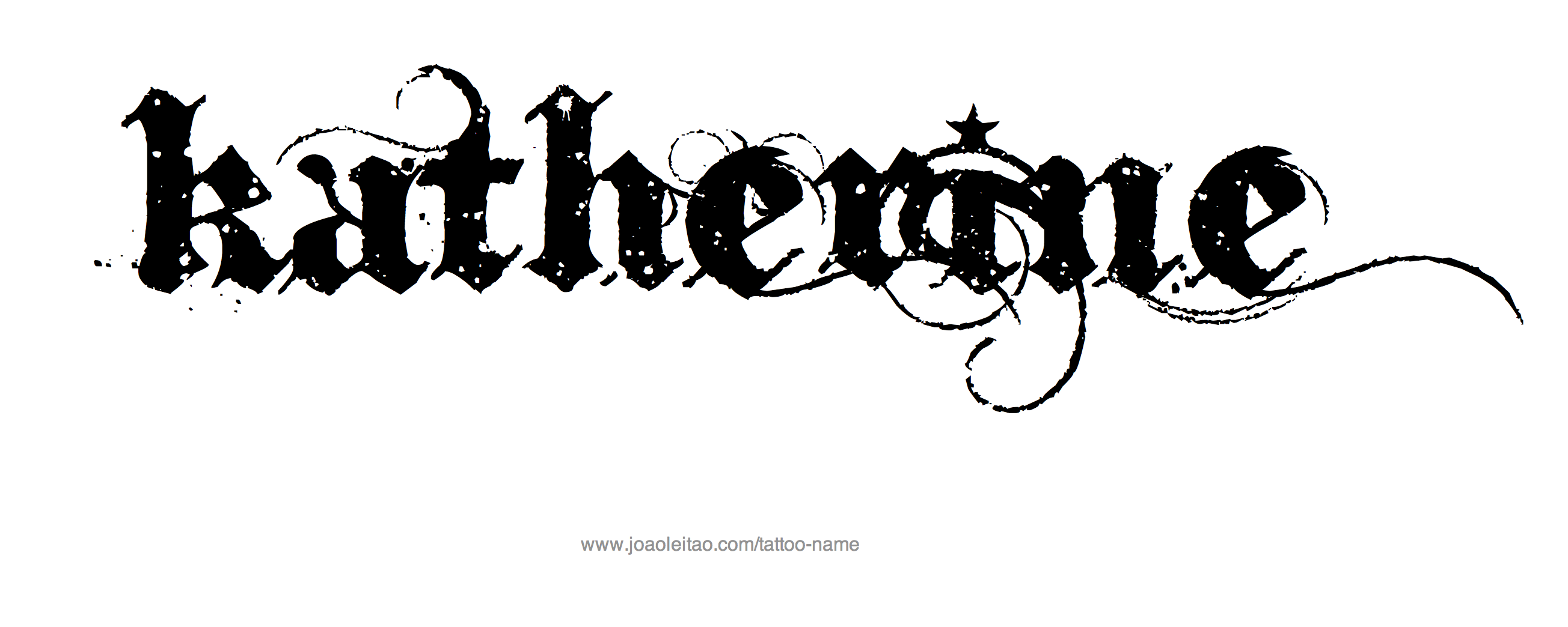 Tattoo Design Name Katherine 