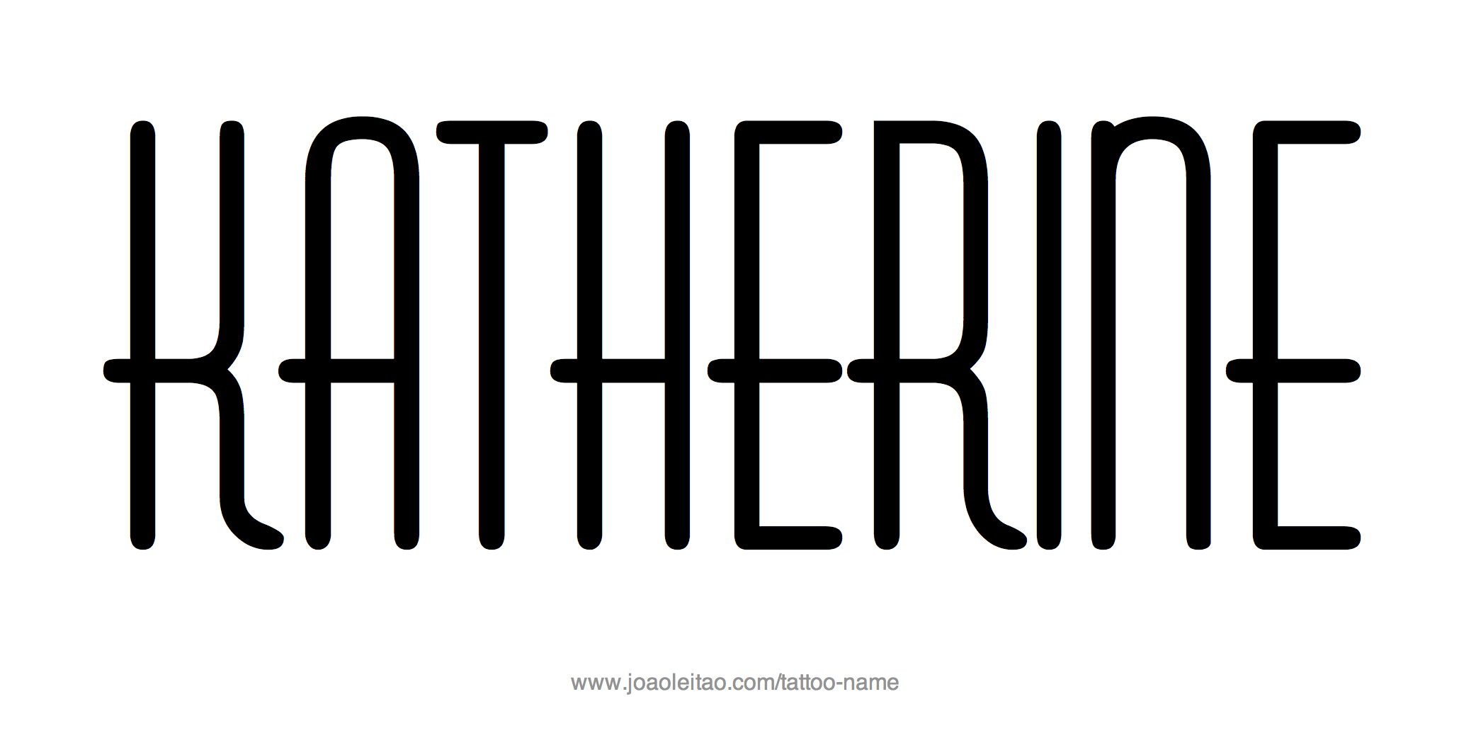 Tattoo Design Name Katherine 