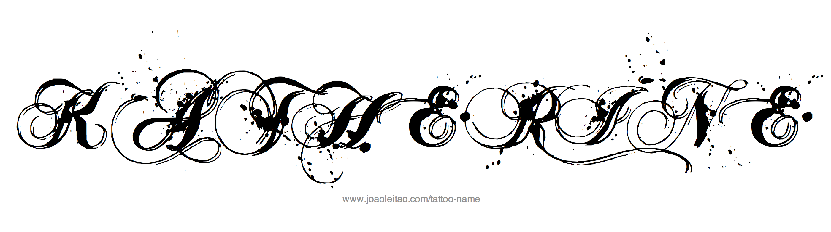 Tattoo Design Name Katherine 