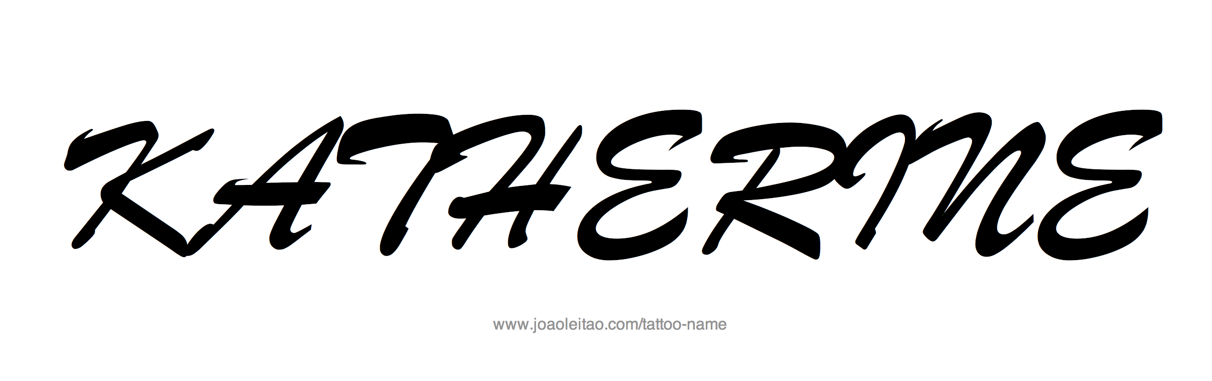 Tattoo Design Name Katherine 