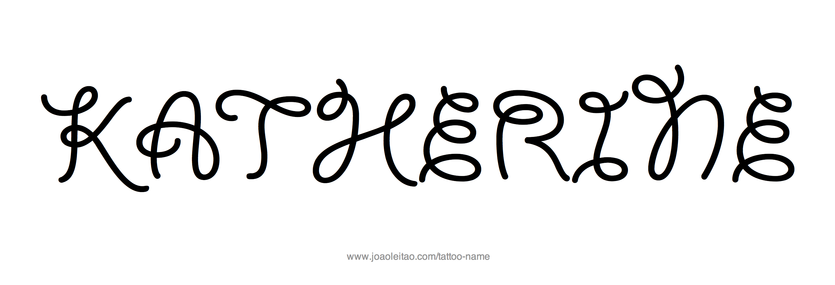 Tattoo Design Name Katherine 