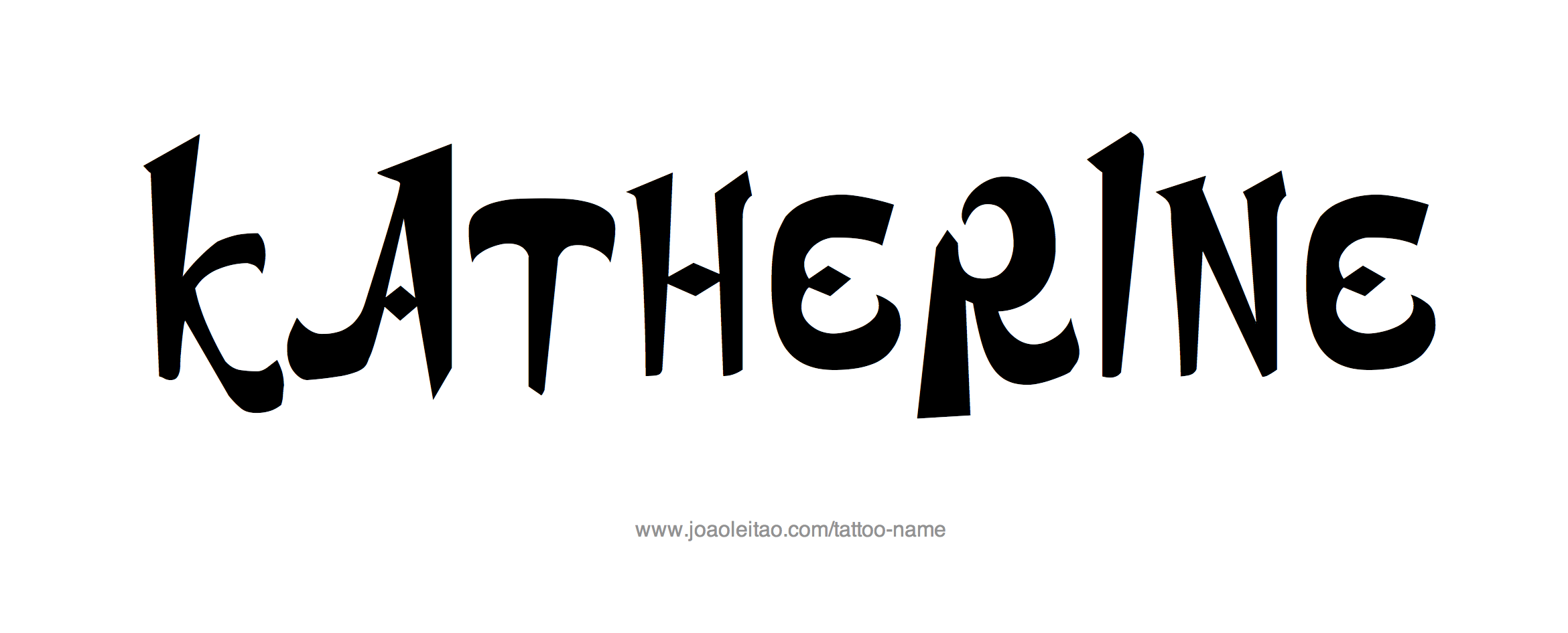 Katherine Name Tattoo Designs
