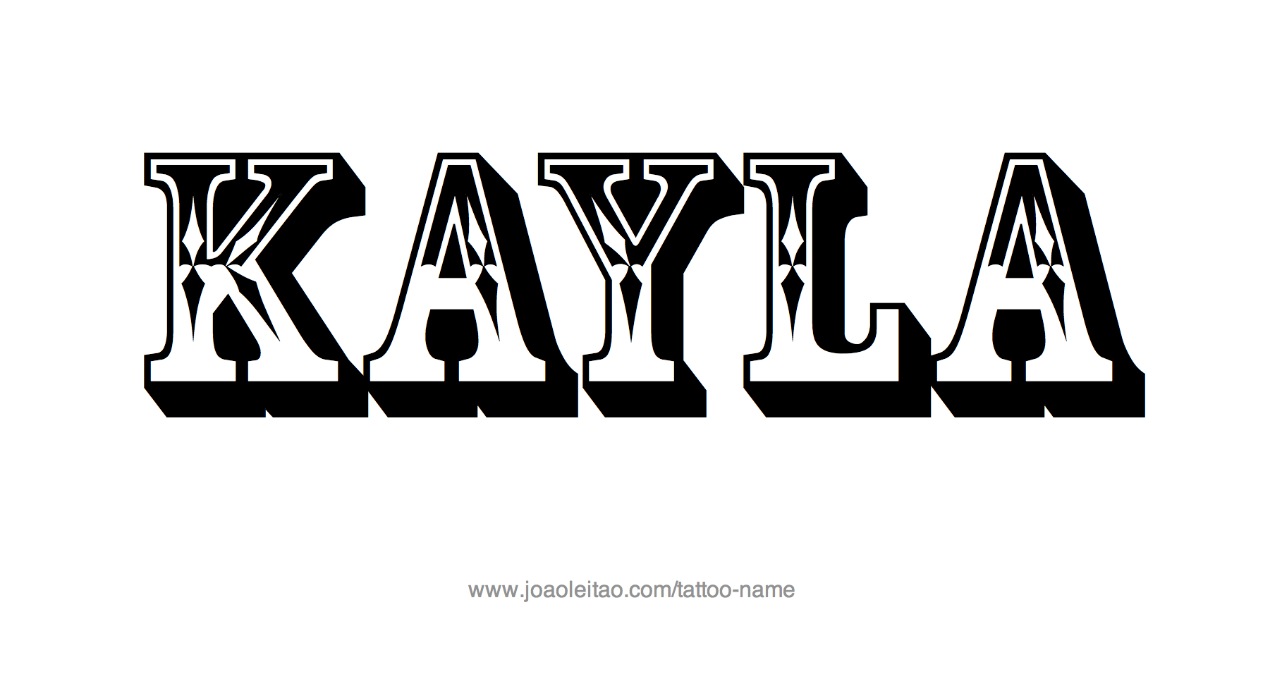 Tattoo Design Name Kayla 