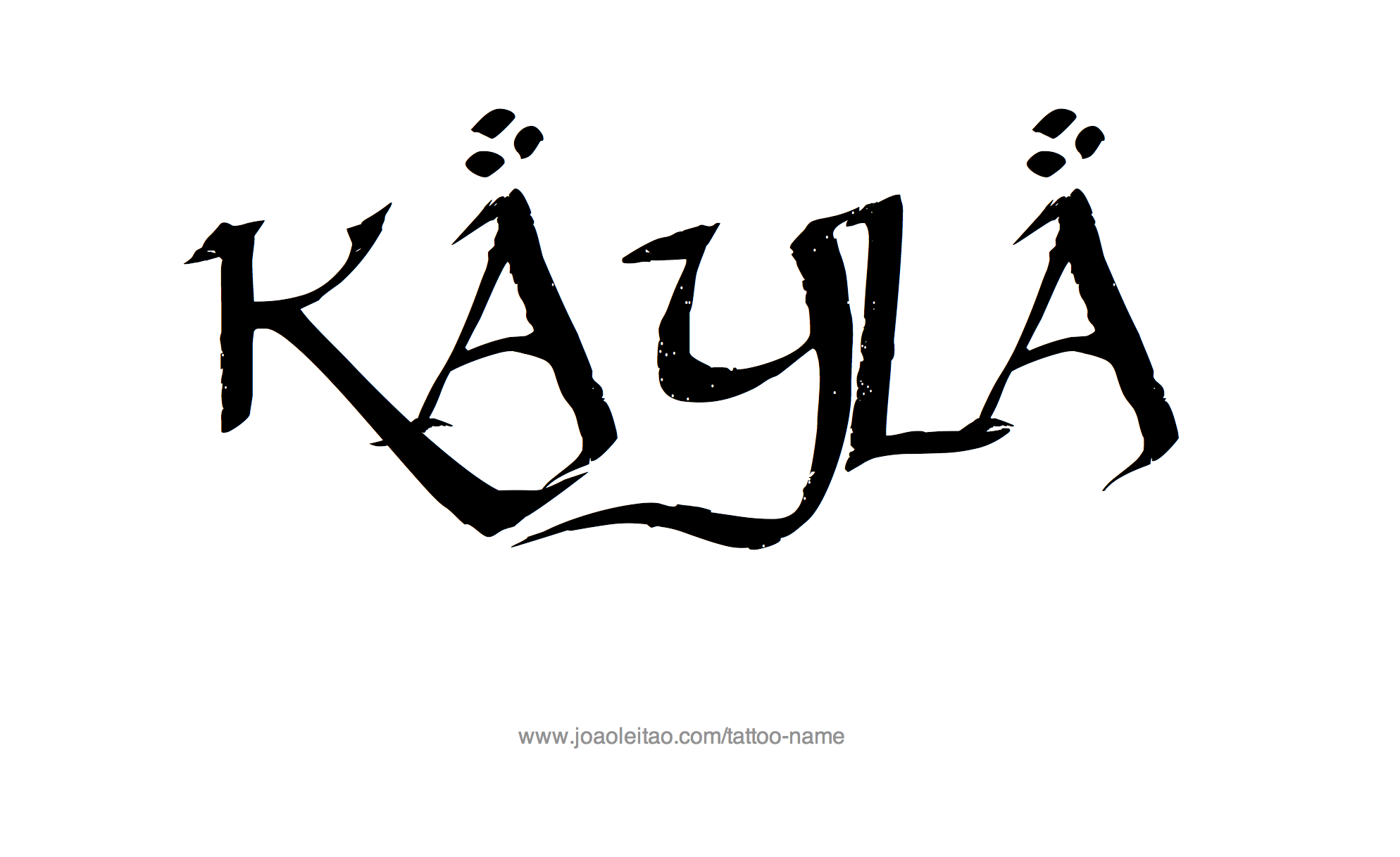 Kayla Name Tattoo Designs.