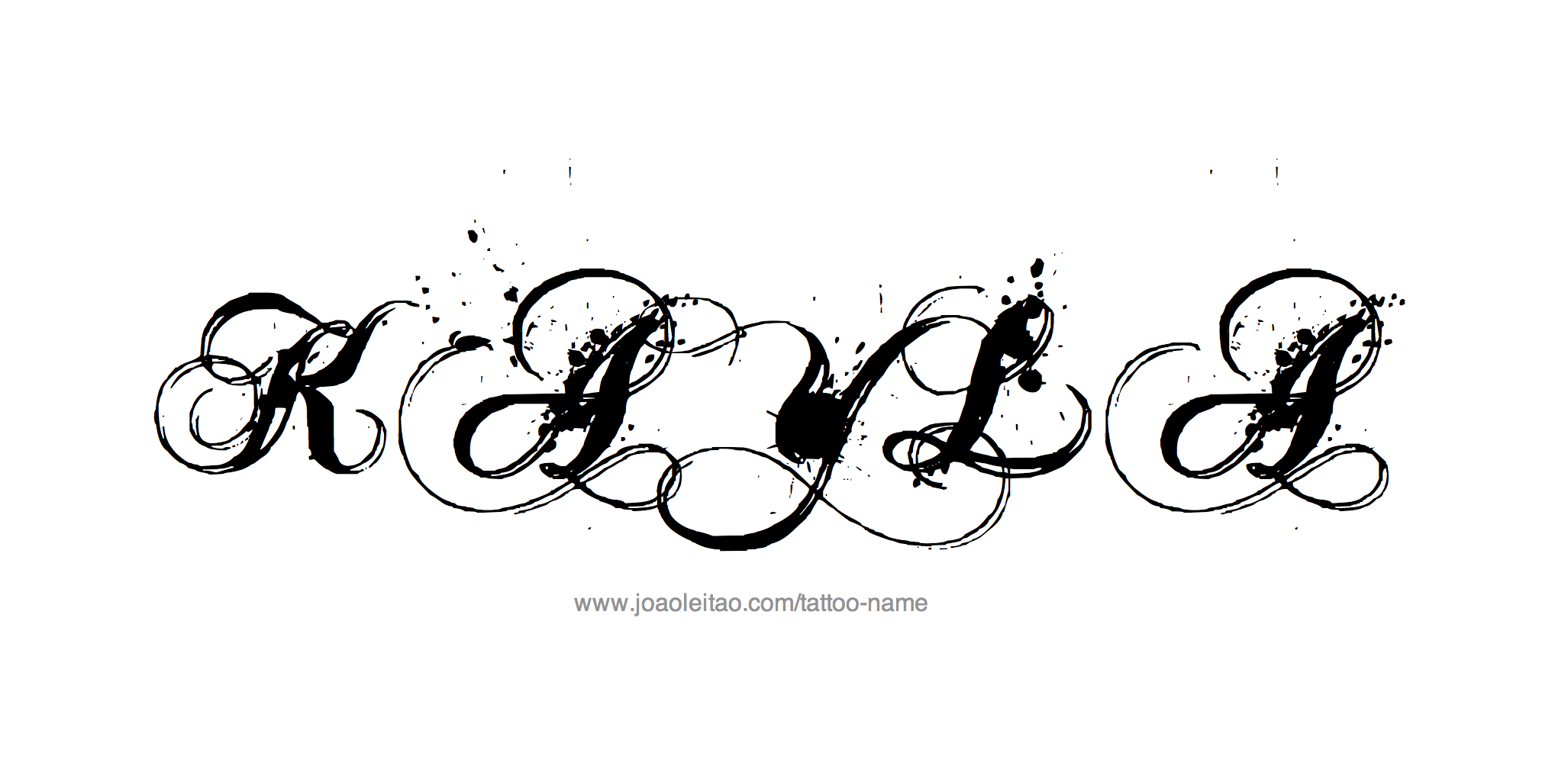 Tattoo Design Name Kayla 