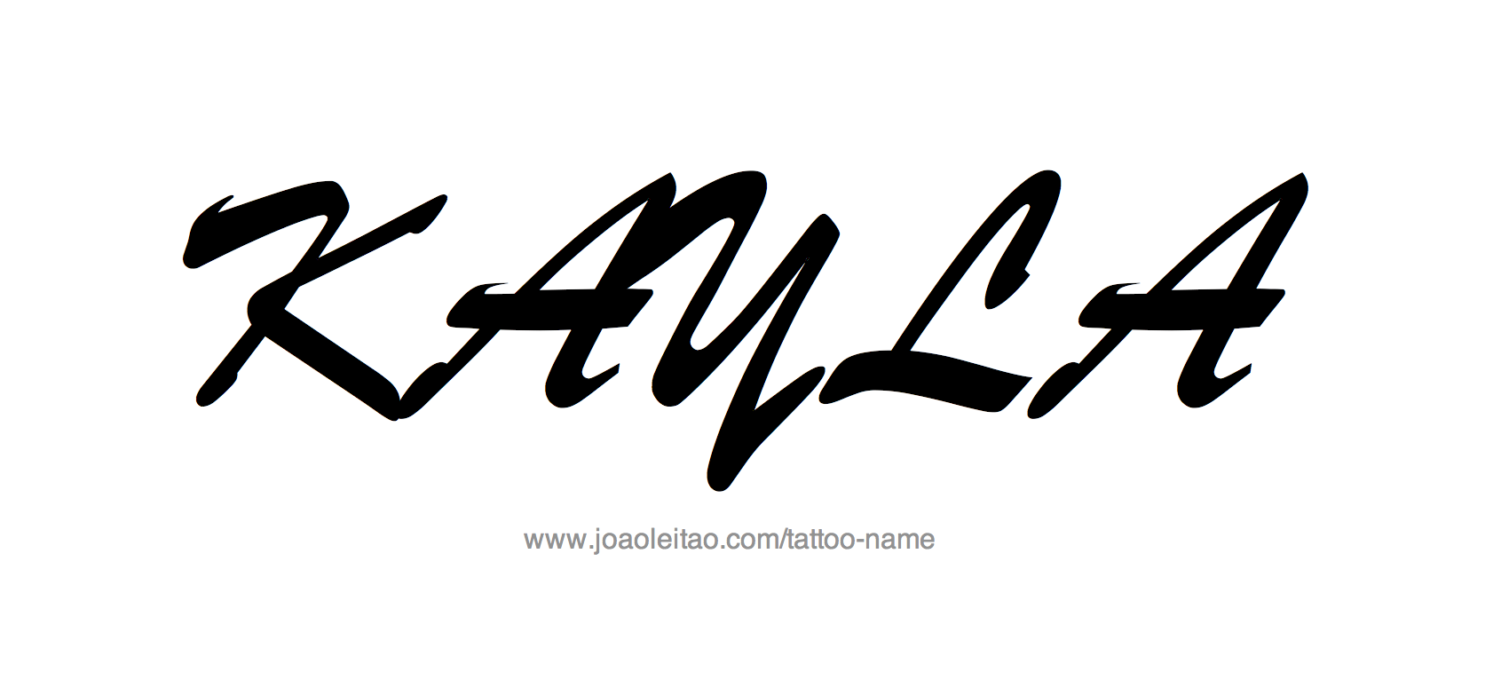 Tattoo Design Name Kayla 