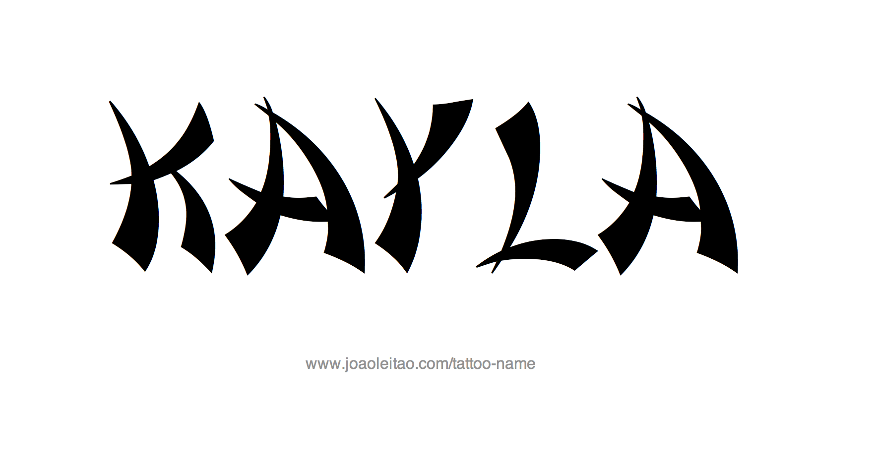 Tattoo Design Name Kayla 