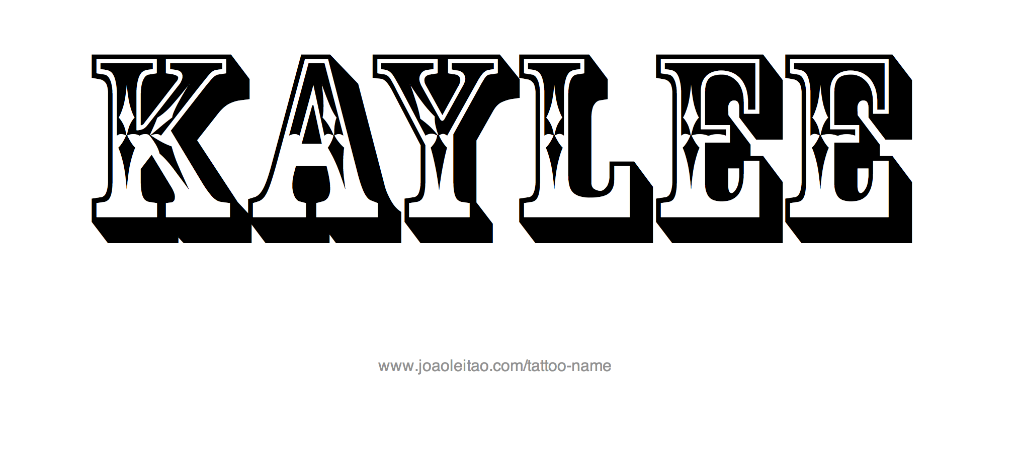 Tattoo Design Name Kaylee 