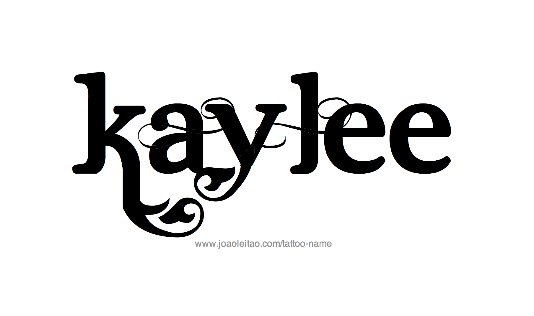 Tattoo Design Name Kaylee 