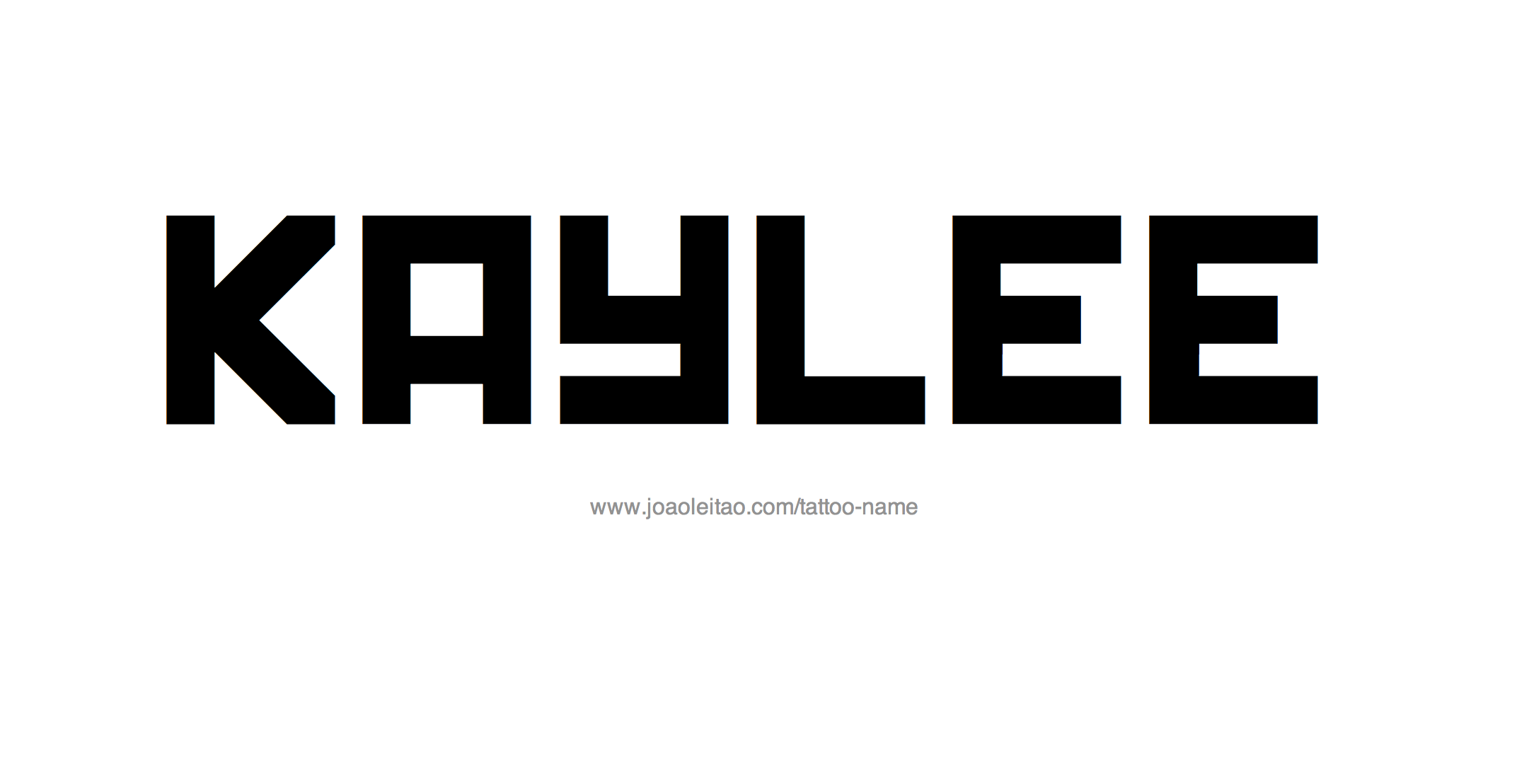 Tattoo Design Name Kaylee 