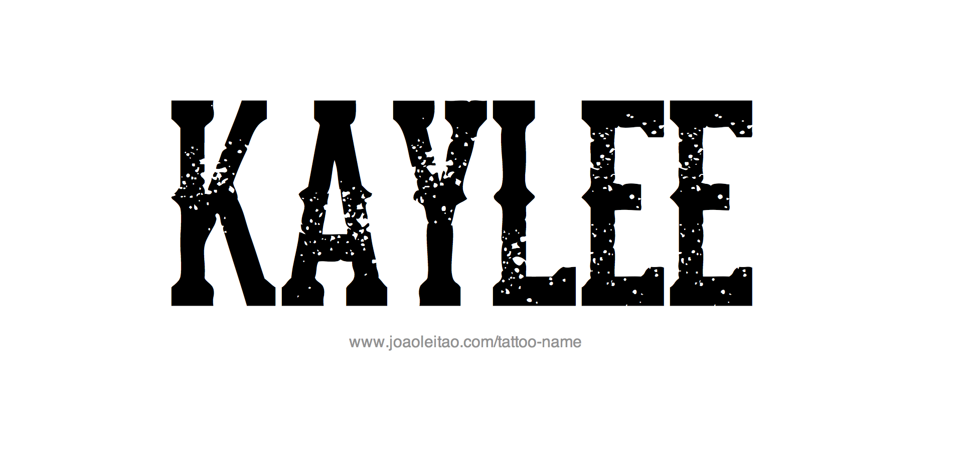 Tattoo Design Name Kaylee 