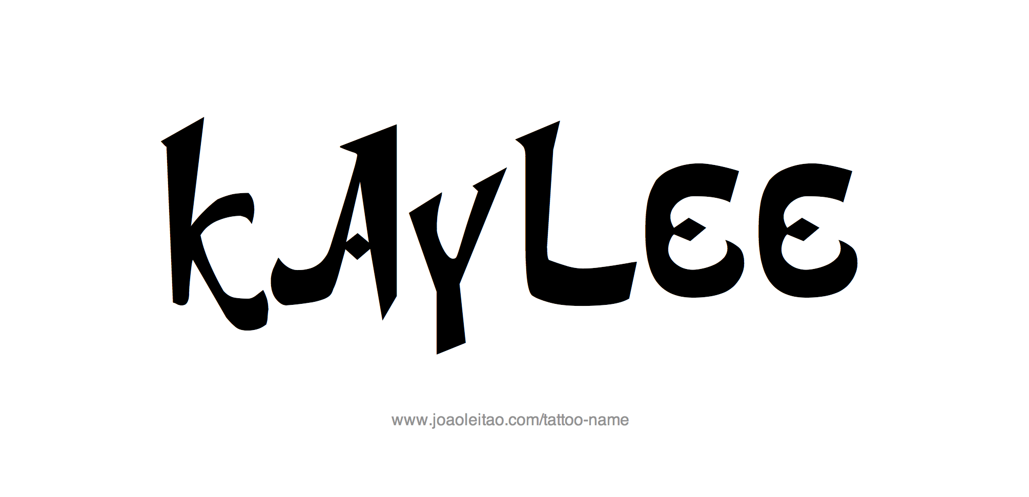 Tattoo Design Name Kaylee 