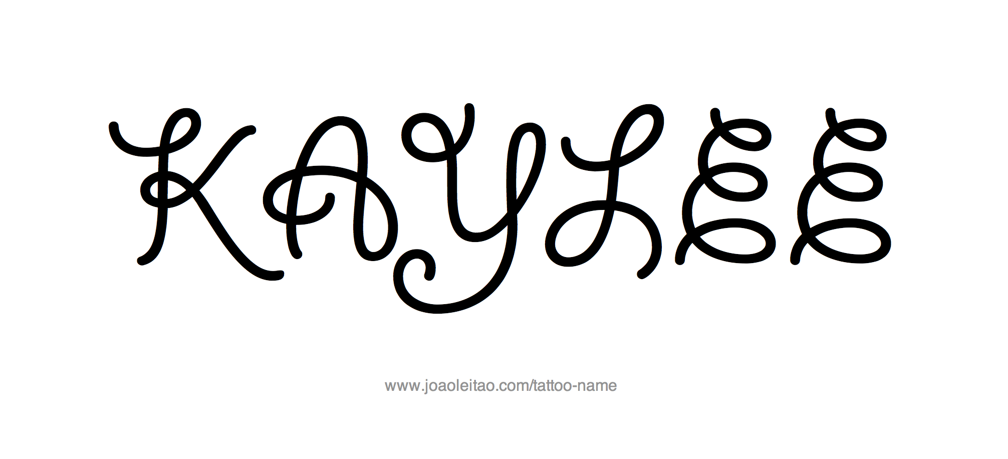 Kaylee Name Tattoo Designs