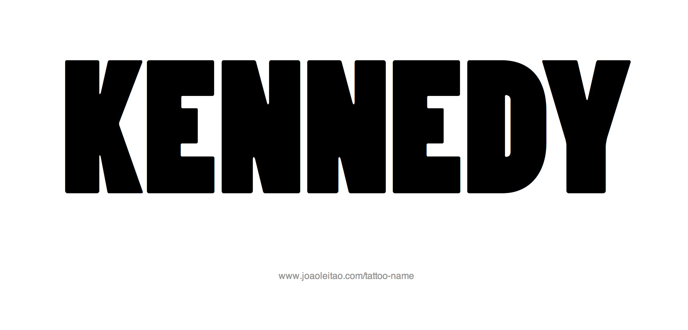 Tattoo Design Name Kennedy 