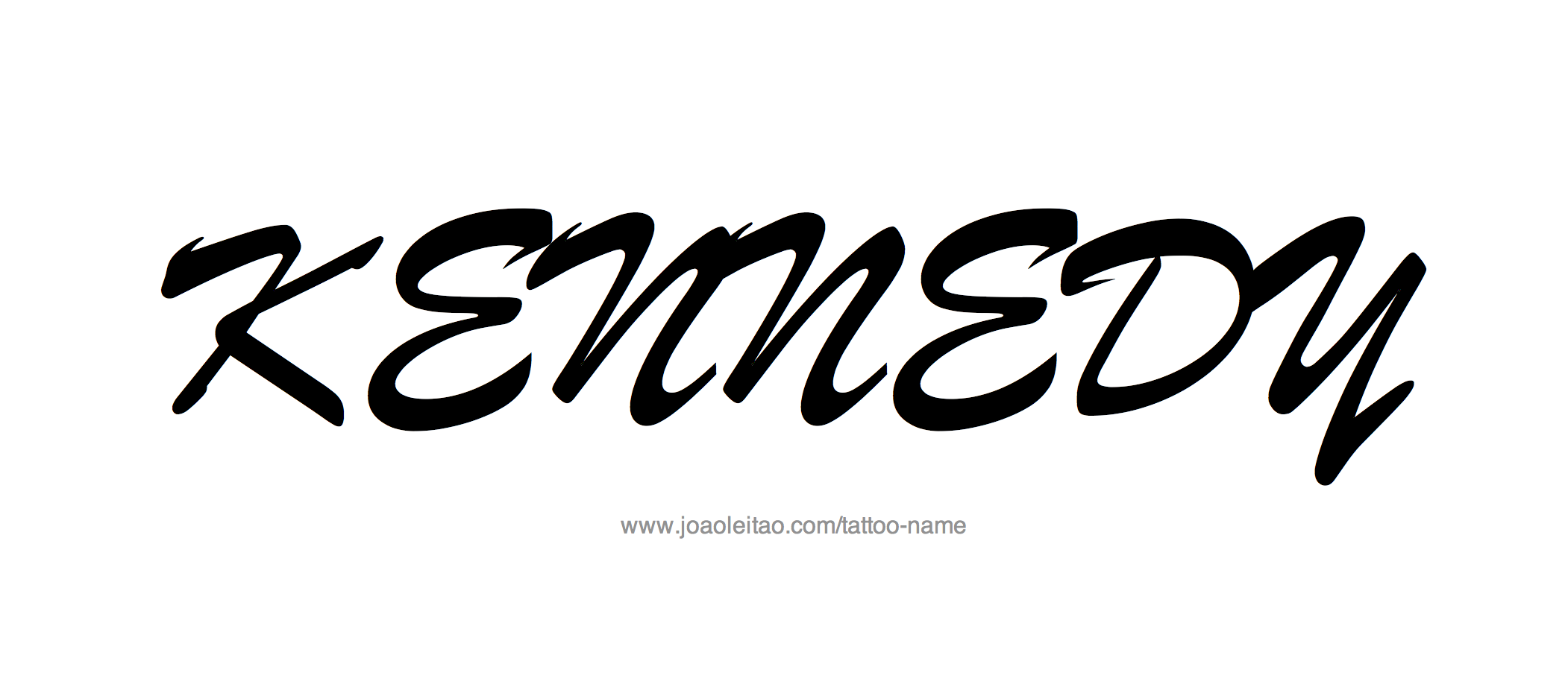 Tattoo Design Name Kennedy 